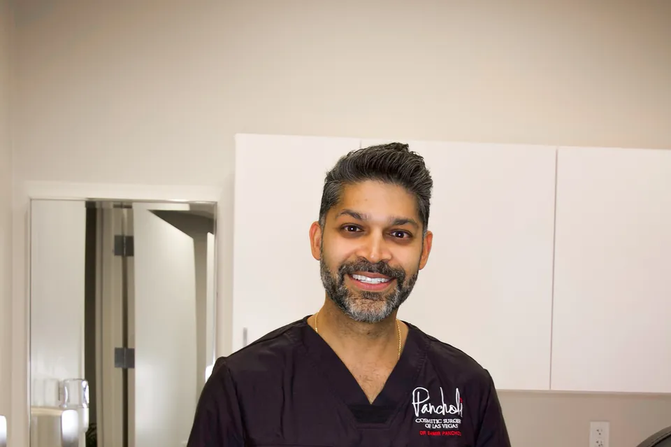 Dr. Pancholi in his exam room